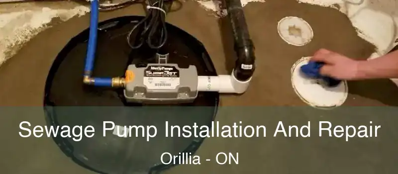  Sewage Pump Installation And Repair Orillia - ON